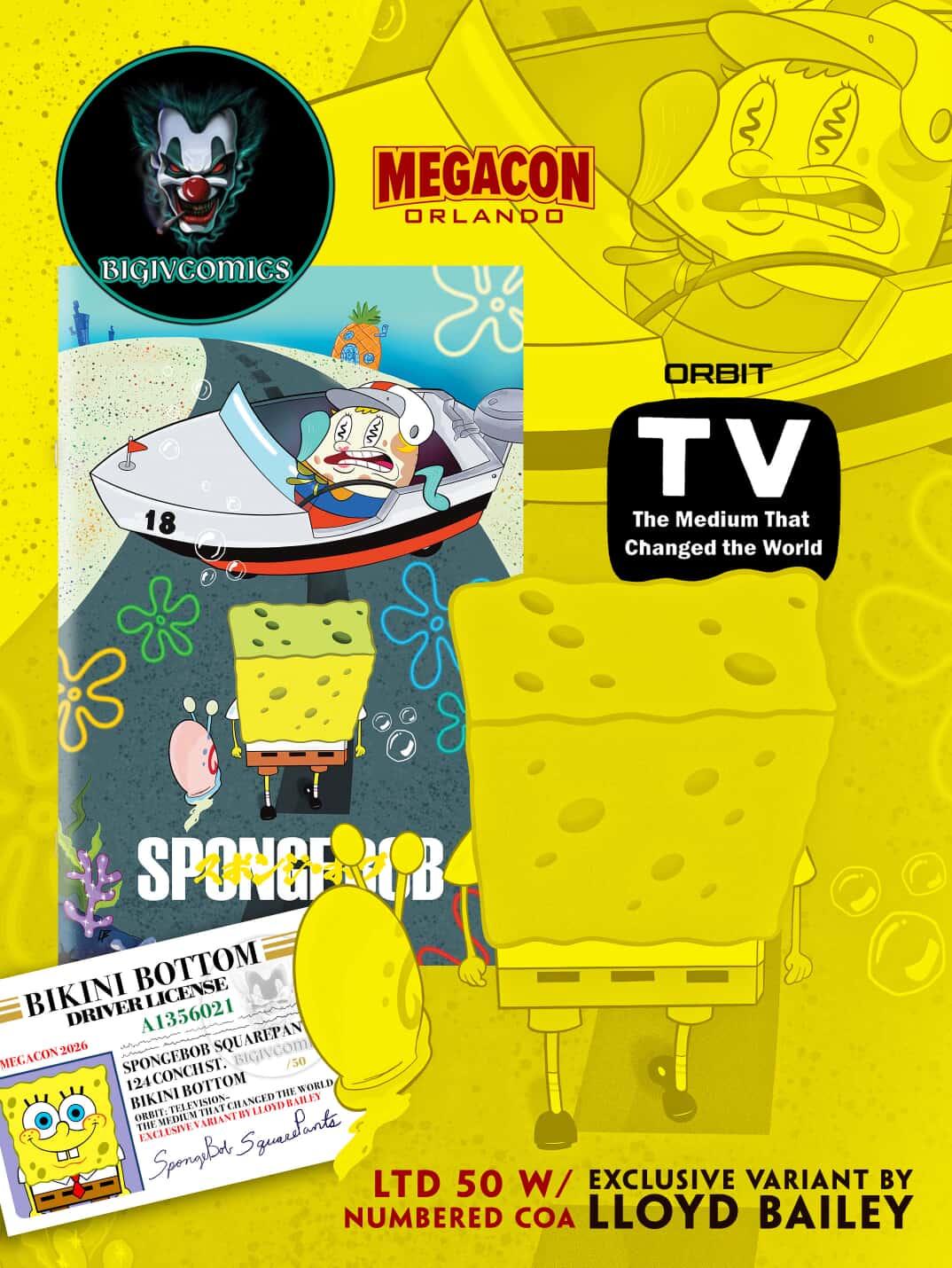 ORBIT: TV The Medium That Changed The World- MEGACON Exclusive (FOIL DRIVER LICENSE COA)  LLOYD BAILEY