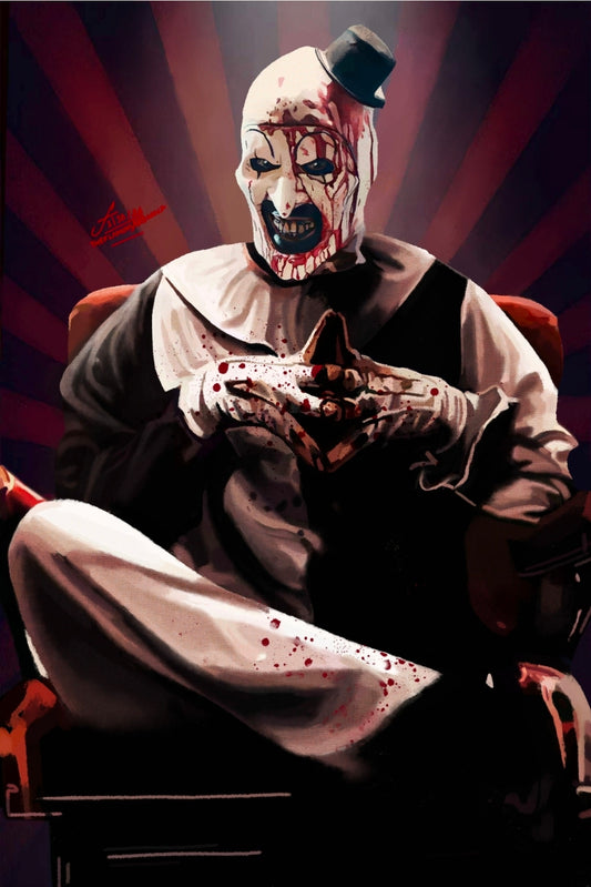 BIGIV HALLOWEEN GALLERY- "EVIL ART"- Flamingredwolf