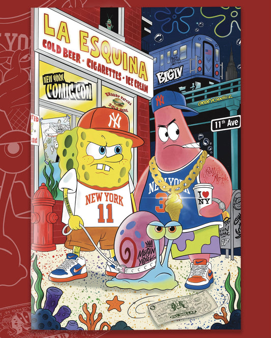 NYCC- ART OF LLOYD BAILEY "STRAIGHT OUTTA BIKINI BOTTOM "