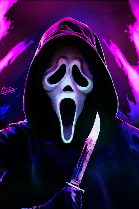 BIGIV HALLOWEEN GALLERY "GHOST SLASHER"-Flamingredwolf